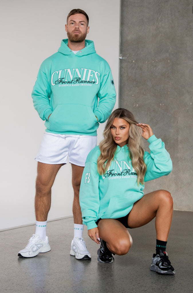 Cunnies Front Runner Hoodie - Tiffany