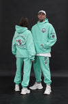 Ski Team Hoodie - Aqua