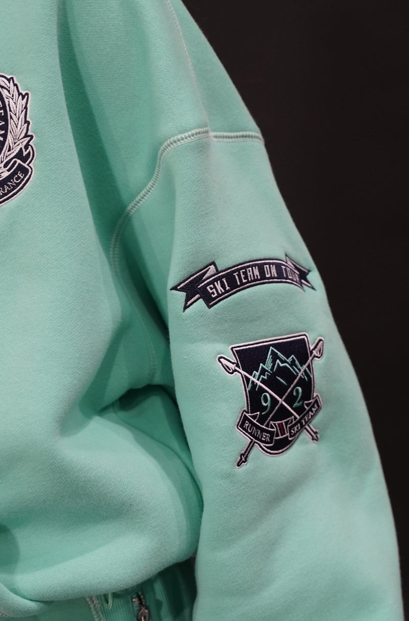 Ski Team Hoodie - Aqua
