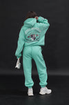 Ski Team Hoodie - Aqua