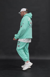 Ski Team Hoodie - Aqua