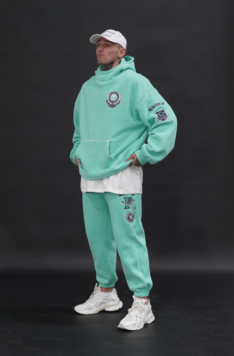 Ski Team Hoodie - Aqua