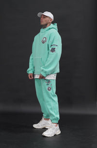 Ski Team Hoodie - Aqua
