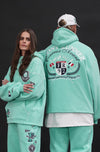 Ski Team Hoodie - Aqua