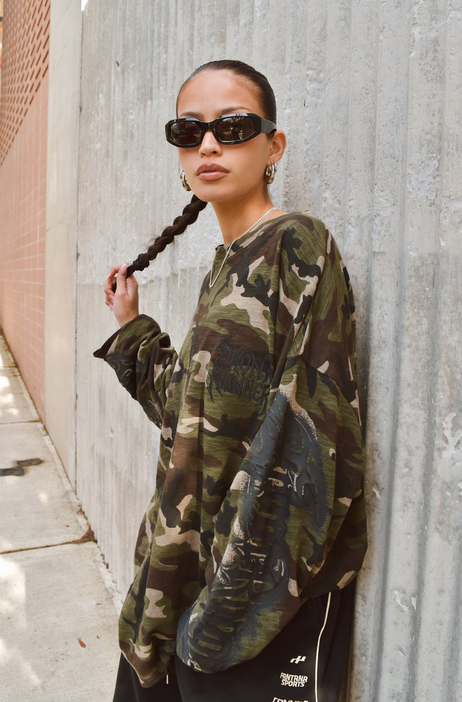 Heavy Ground L/S Tee Vintage Camo