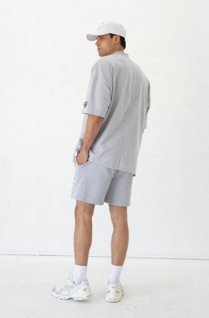 Athletic Dep Shorts - Grey Marle