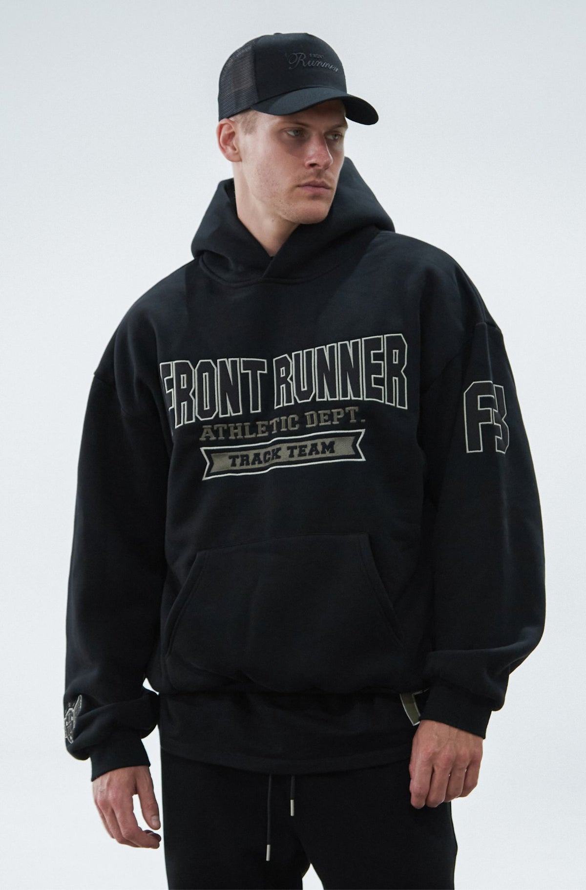 Athletic Department Hoodie - Caviar - Men