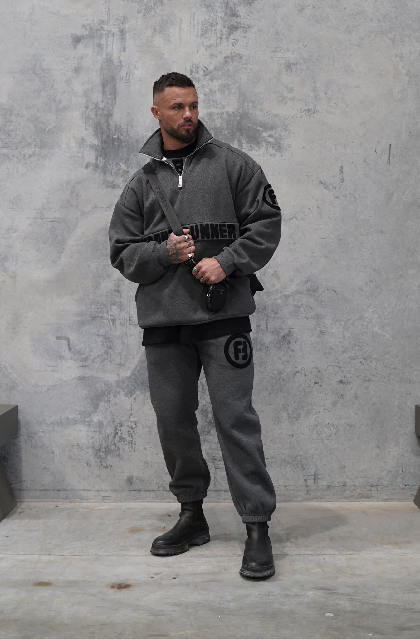 OG 1/4 Zip - Charcoal