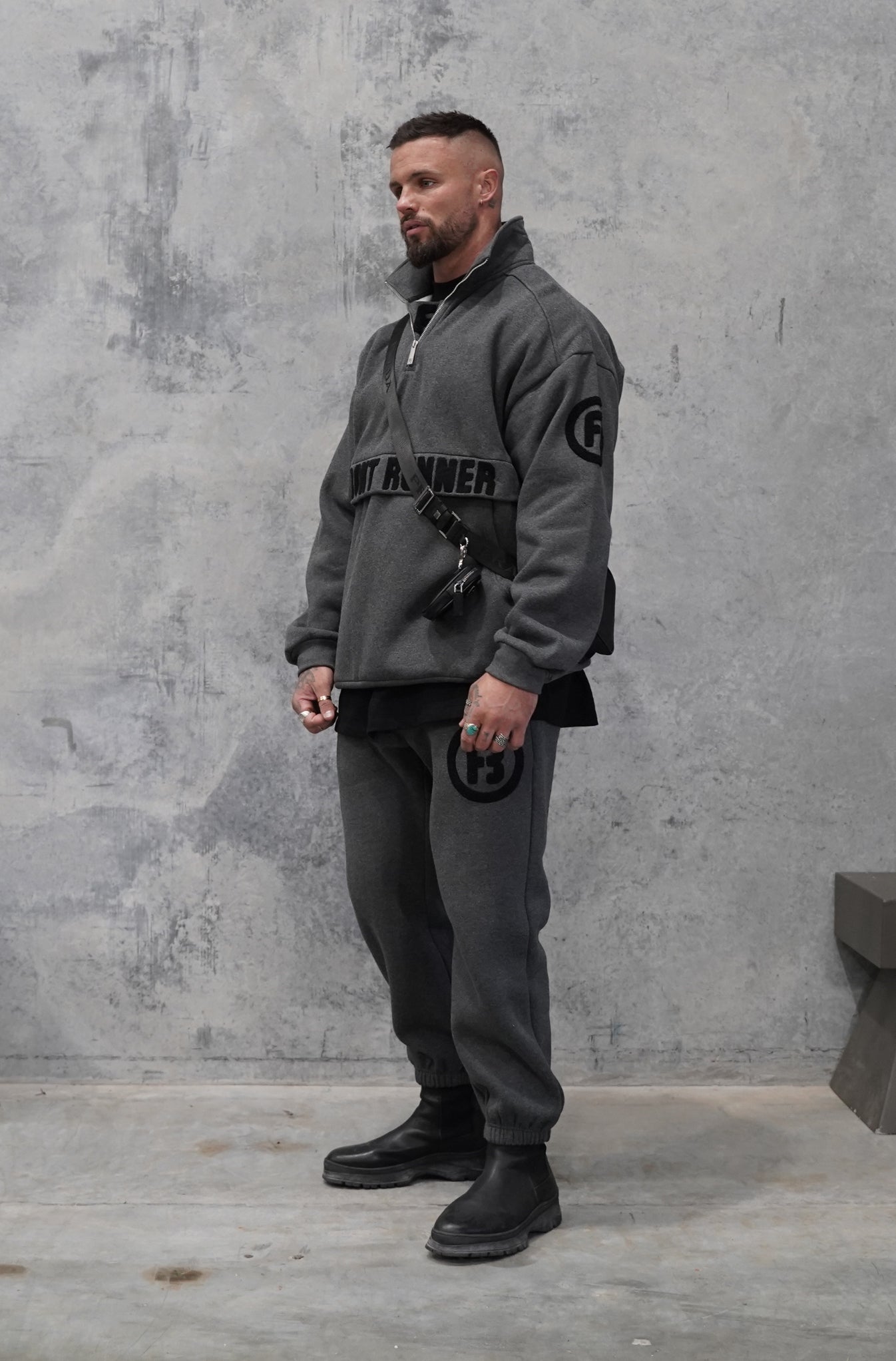 OG 1/4 Zip - Charcoal