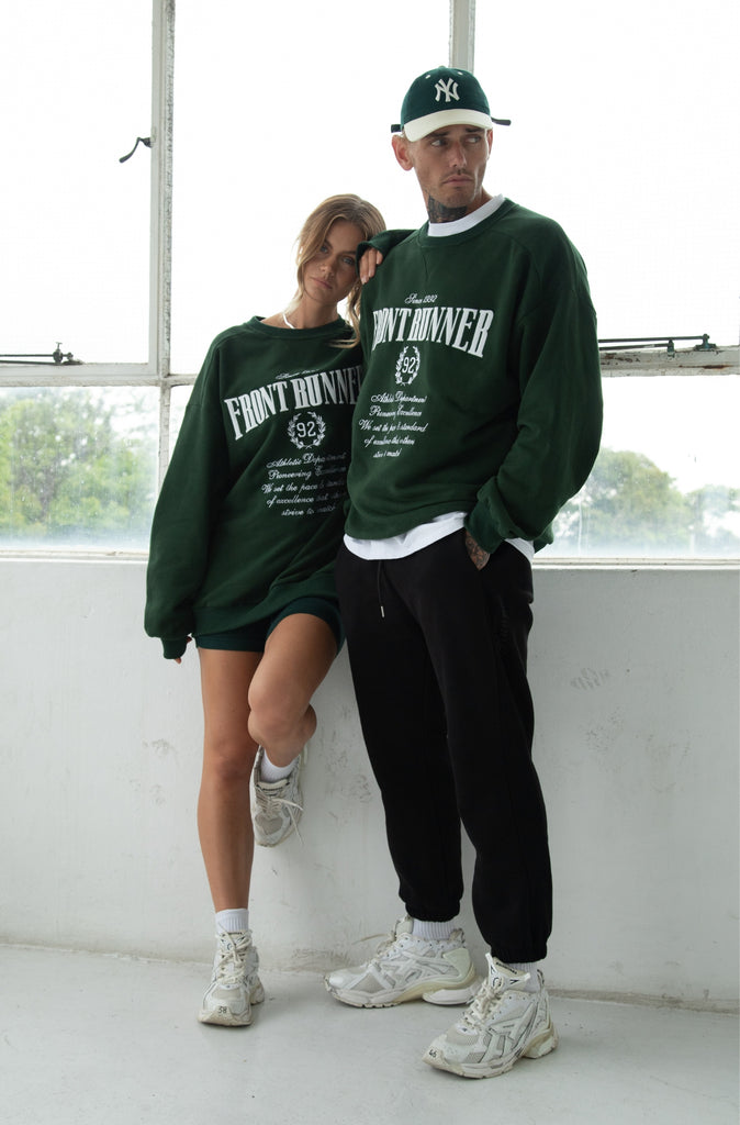 Excellence Crewneck - Forest Green