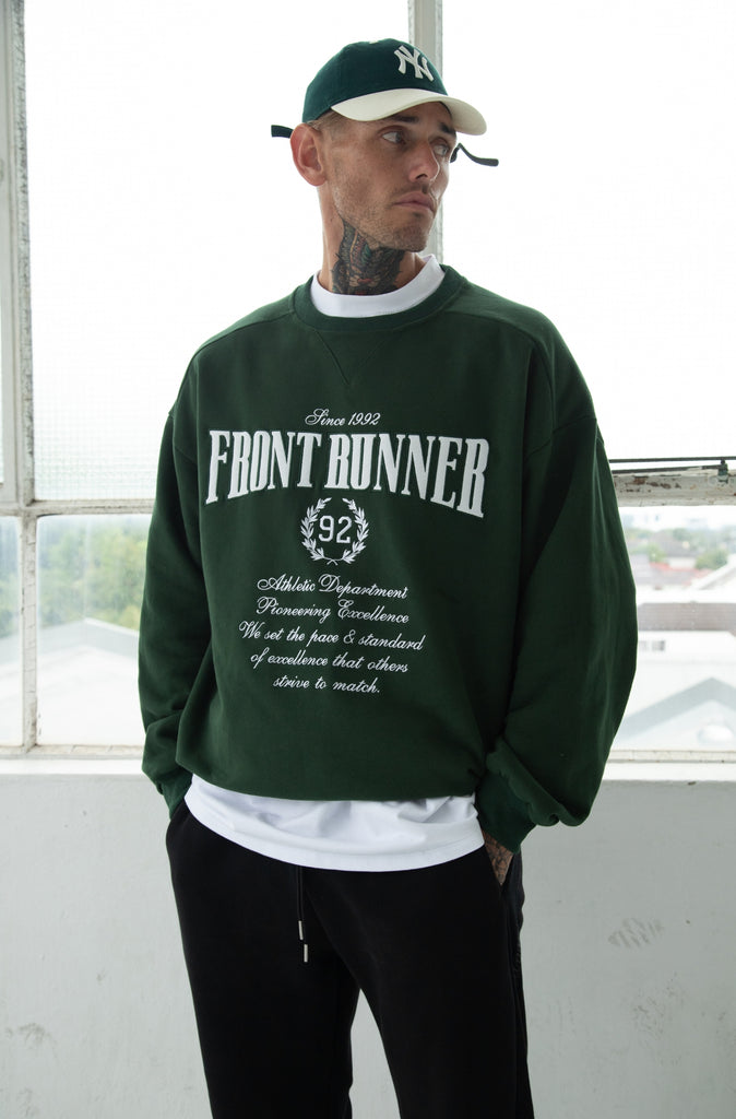 Excellence Crewneck - Forest Green