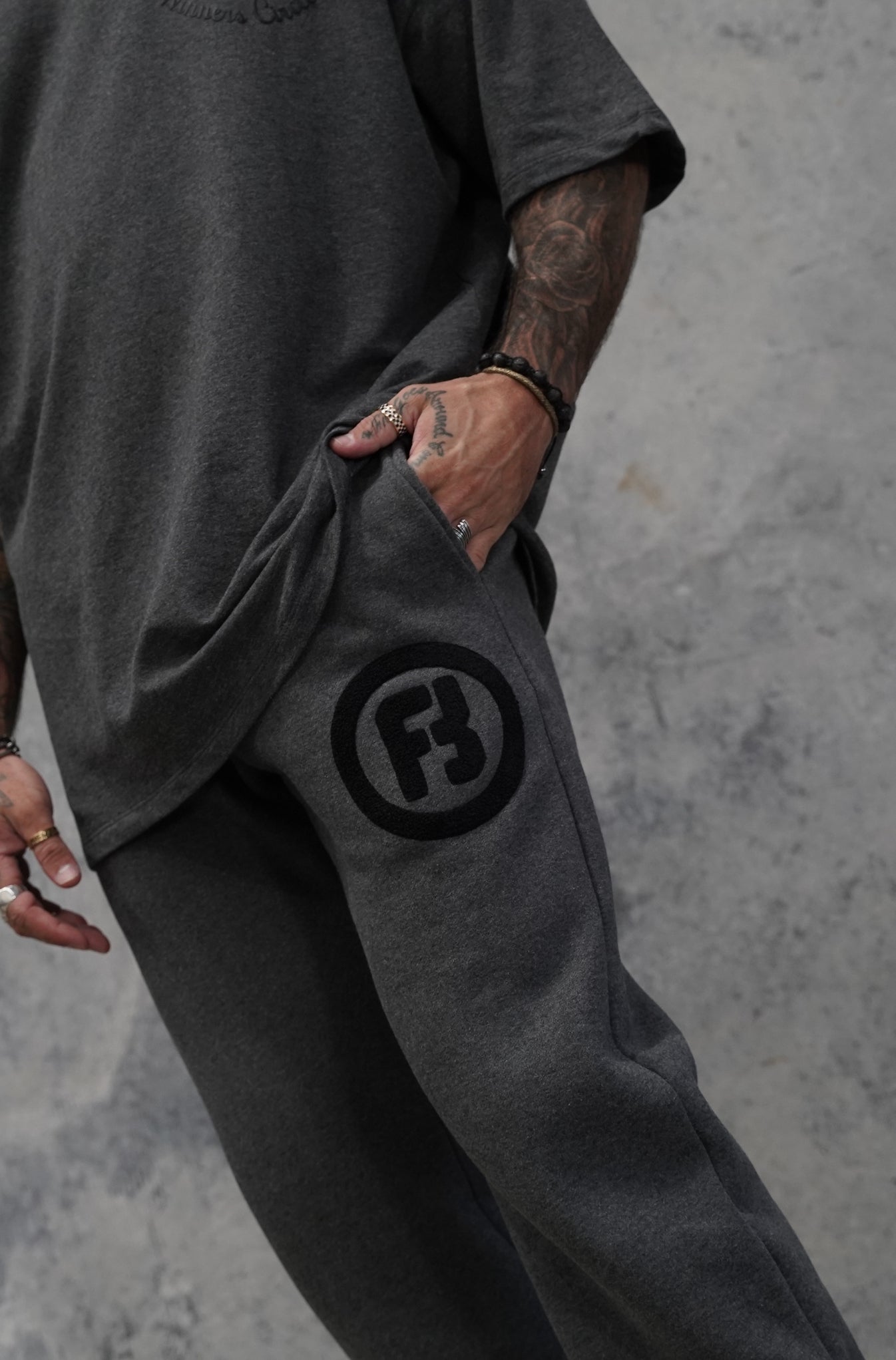 OG Trackies - Charcoal Marle
