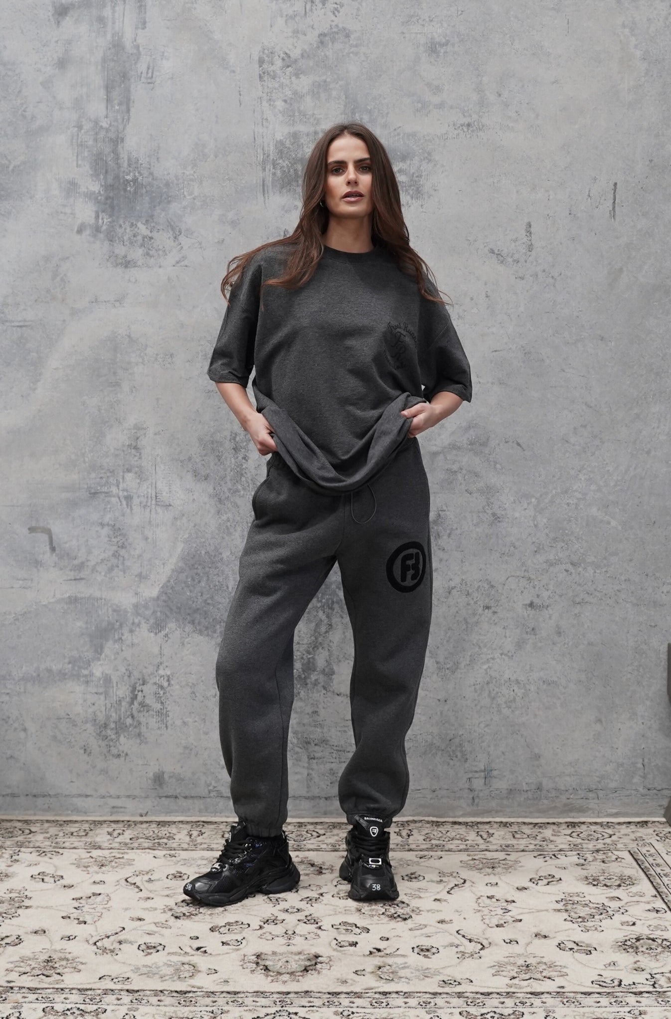 OG Trackies - Charcoal Marle
