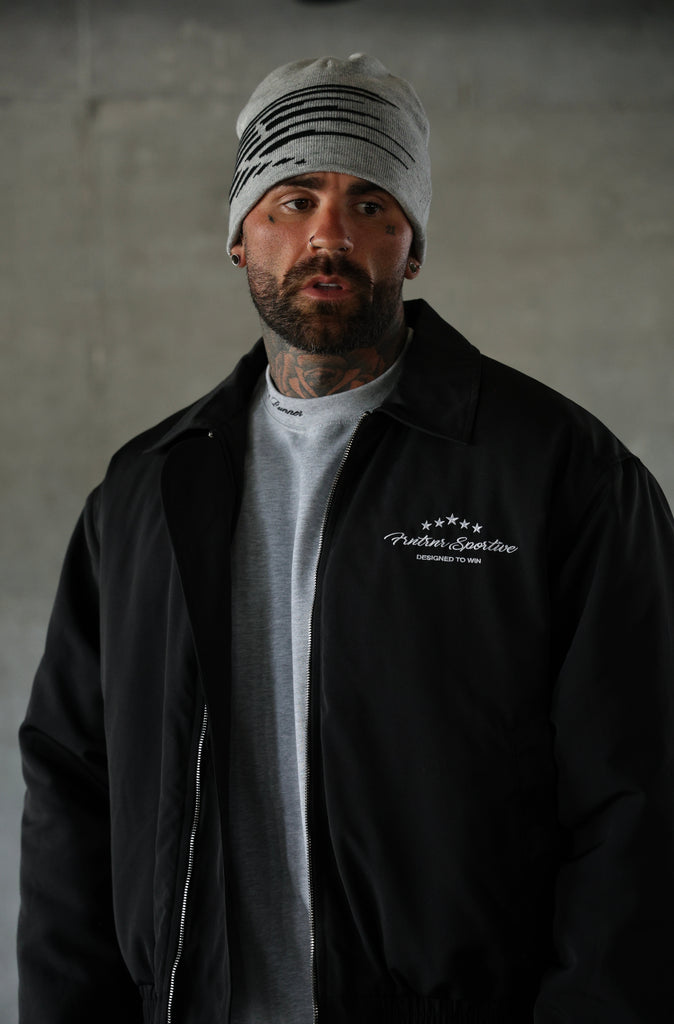 Road Runner Skull Beanie Grey Marle