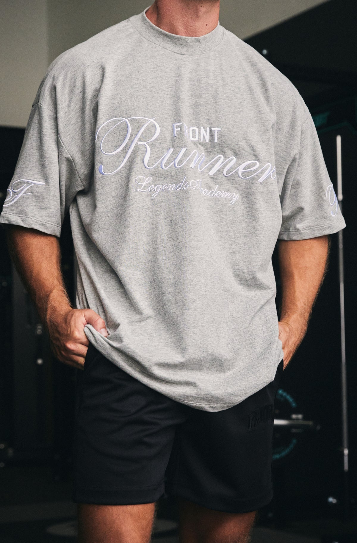 LA Tee - Grey Marle - Men