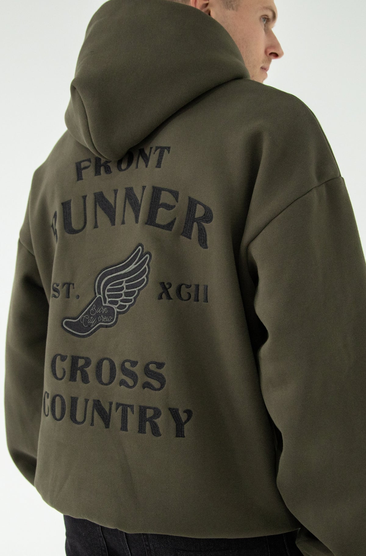 Cross Country Hoodie - Khaki