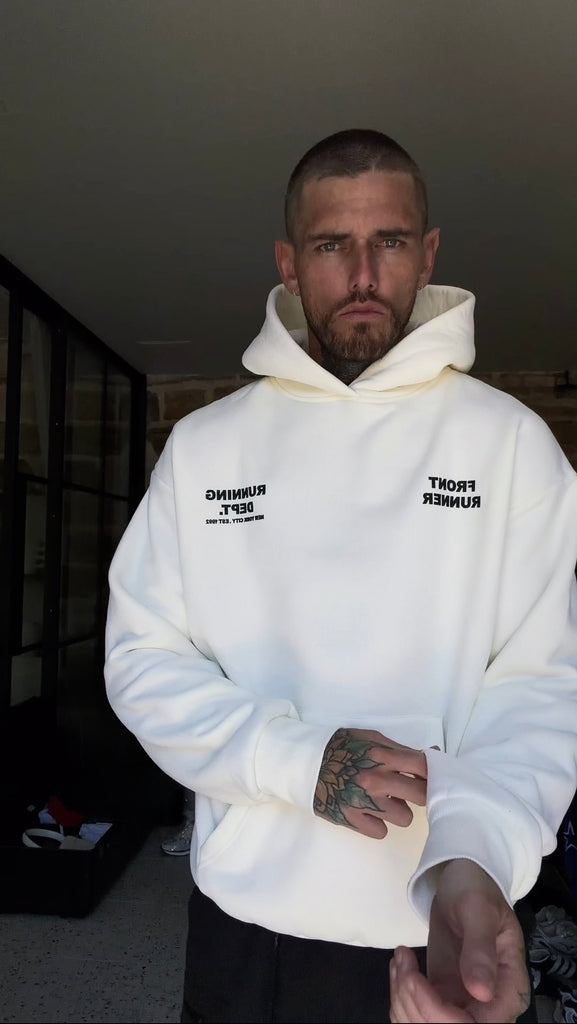 Running Dept Hoodie - Vanilla