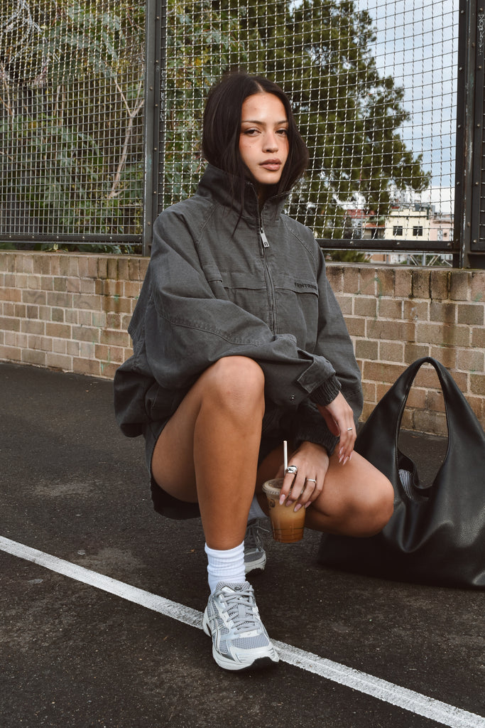 FRNTRNR Ripstop Jacket Charcoal