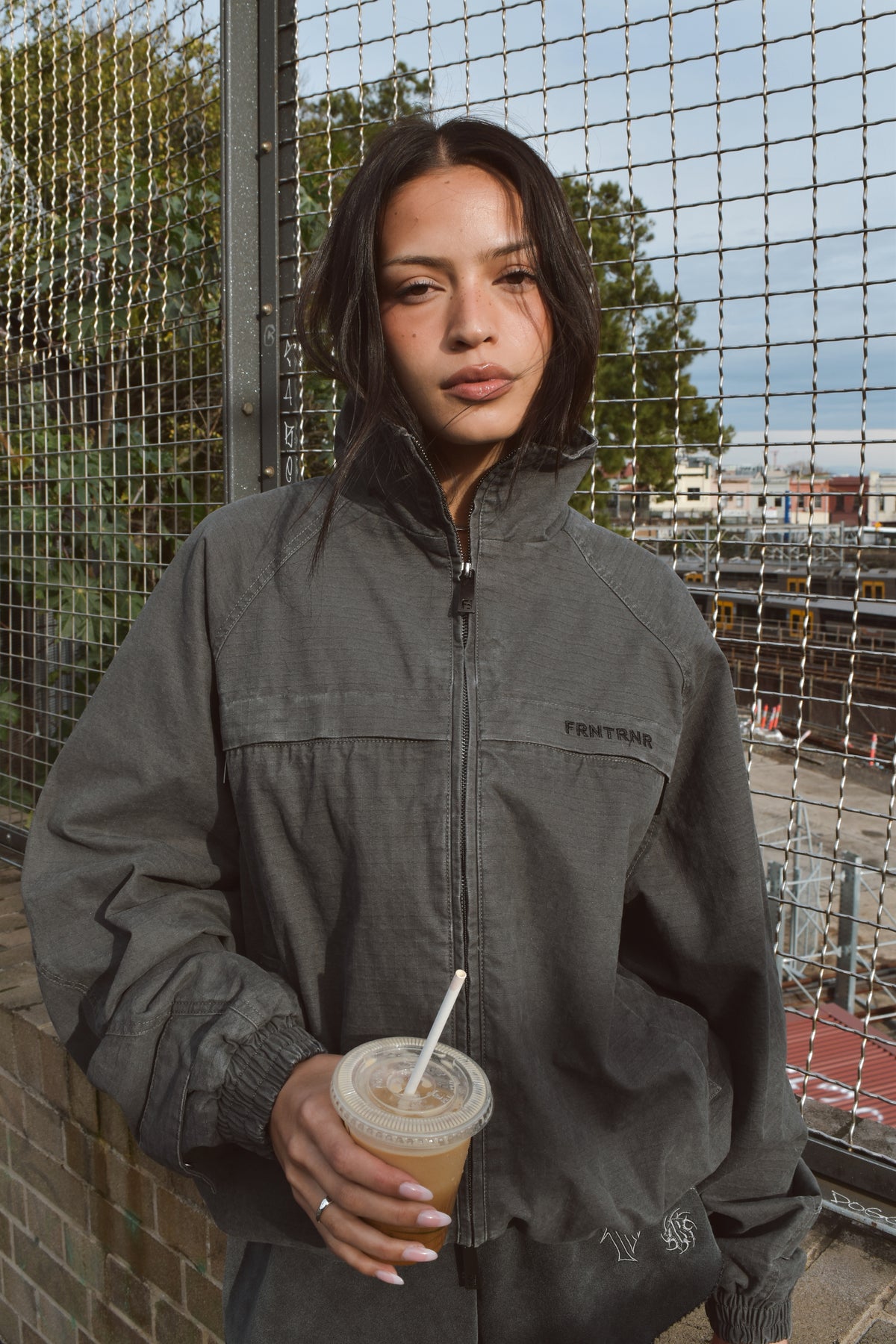 FRNTRNR Ripstop Jacket Charcoal [women]