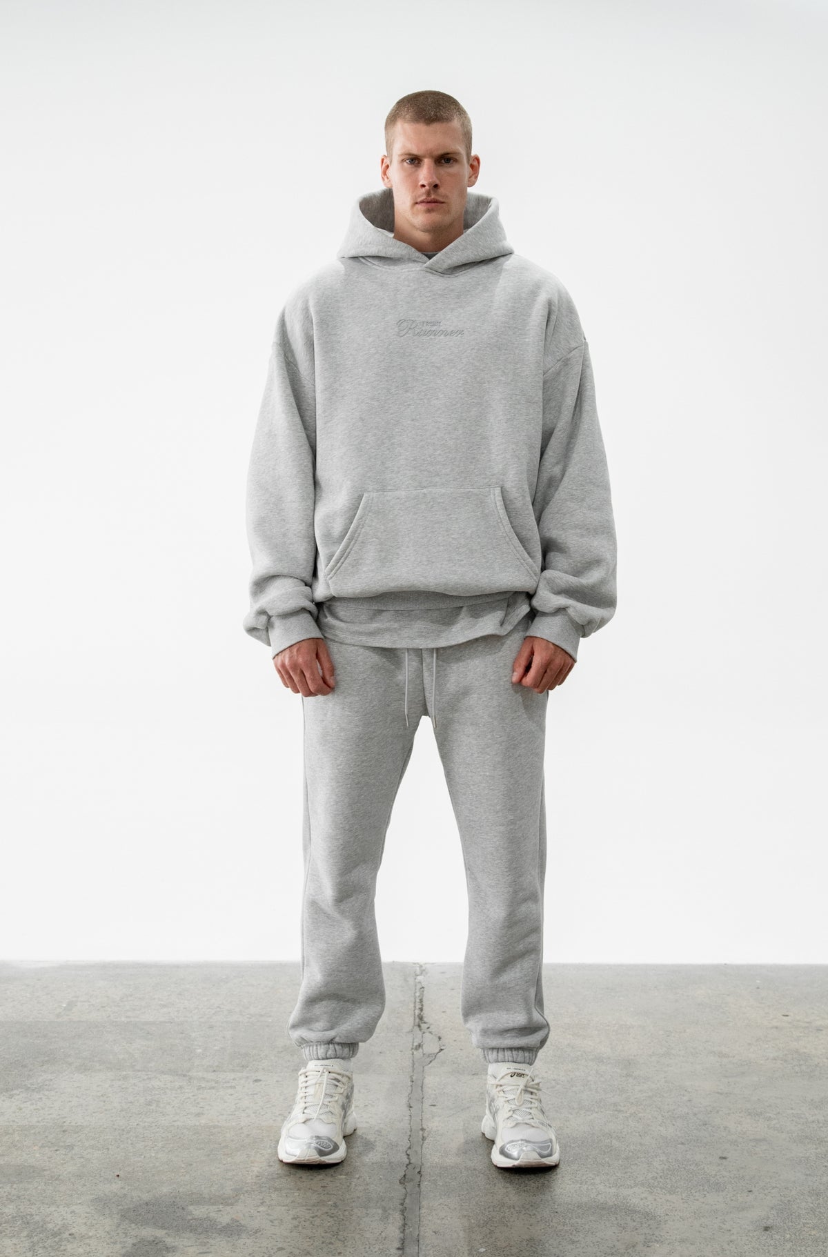 Staple Hoodie - Grey Marle - Men