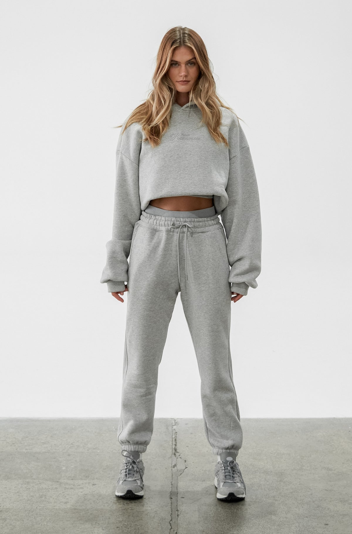 Staple Hoodie - Grey Marle - Women