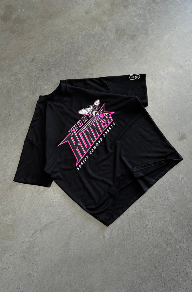 Hornet Tee - Black & Pink