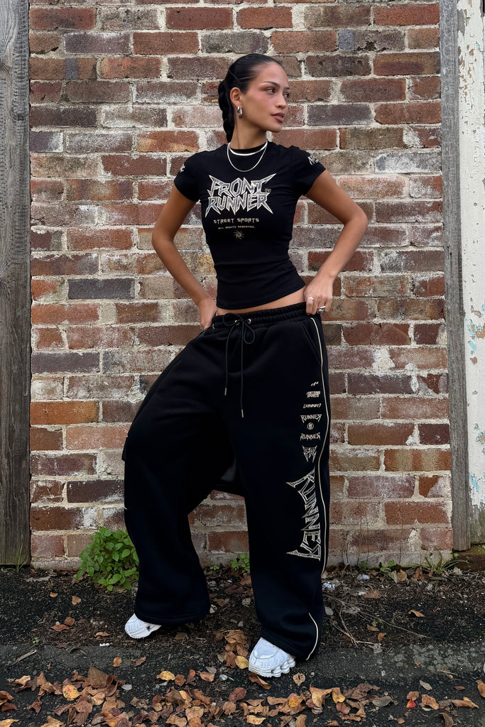 Hypercore Barrel Trackpant Black Camo