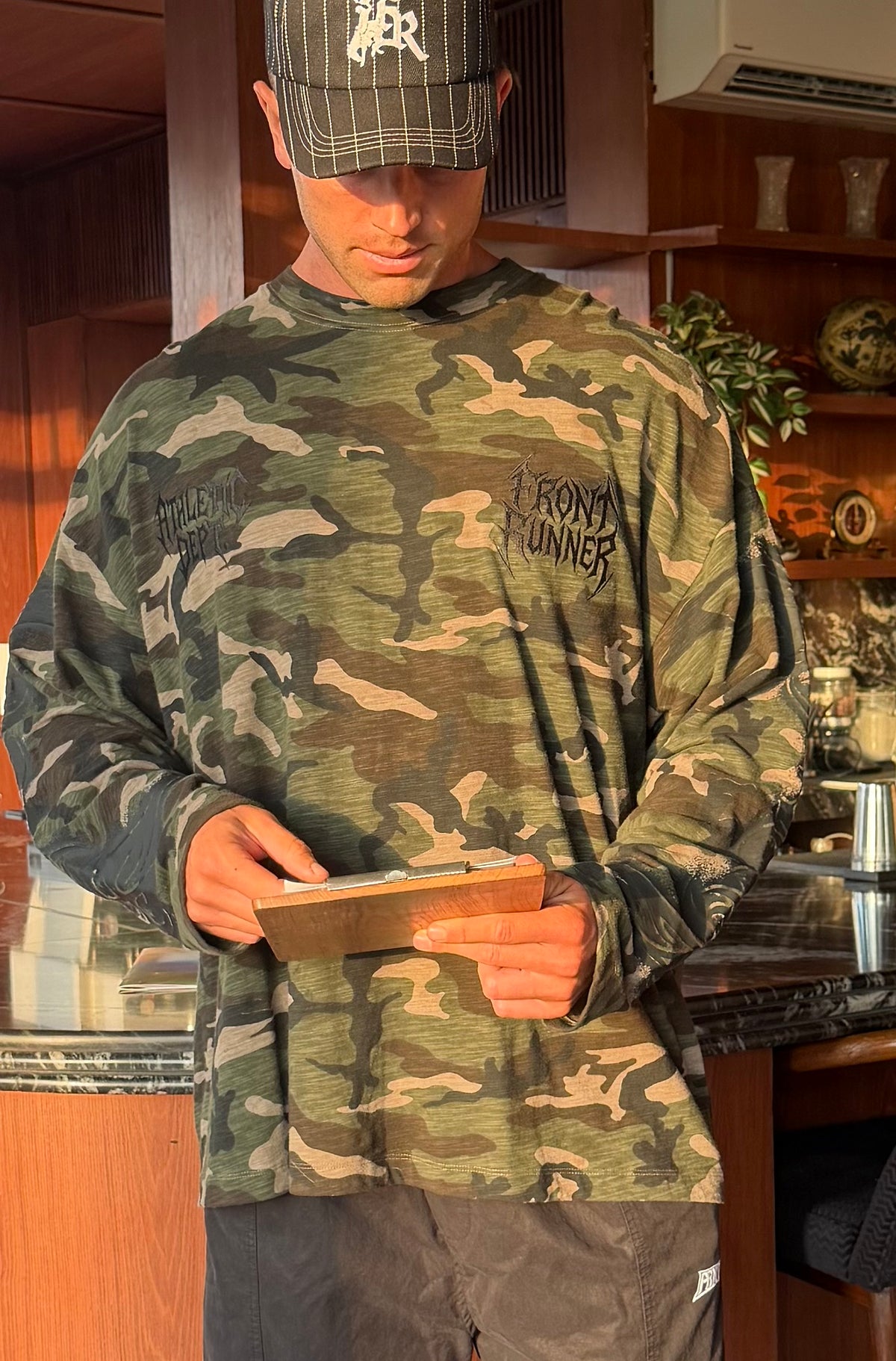 Heavy Ground L/S Tee Vintage Camo [men]