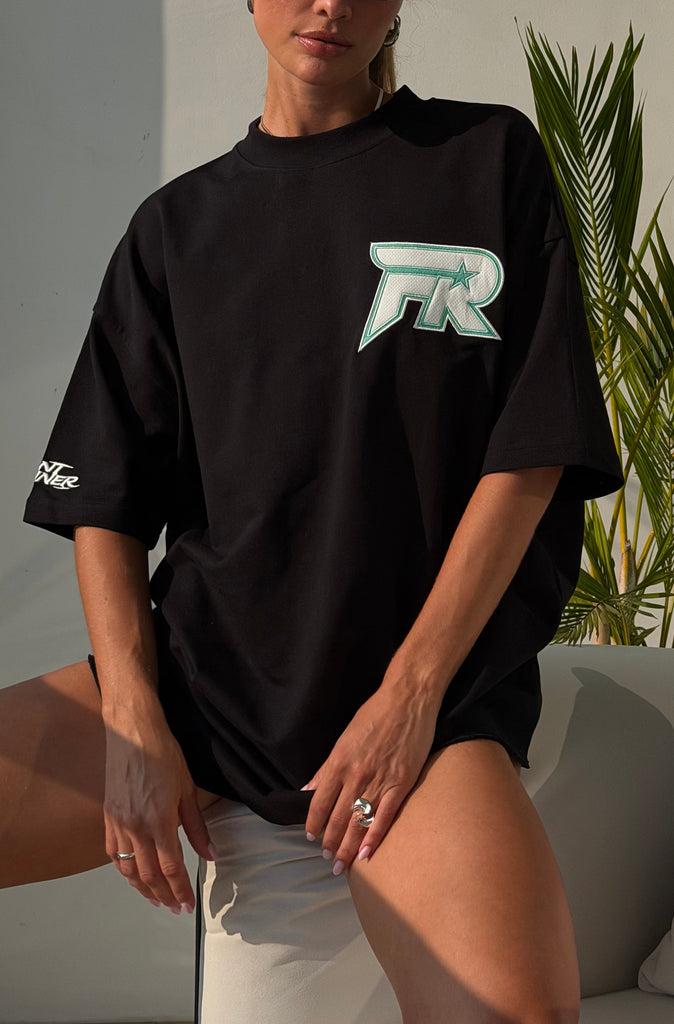 Downforce Tee Black Tiffany