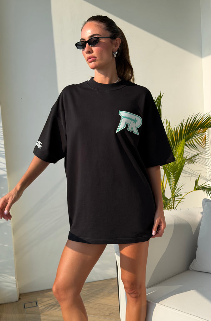 Downforce Tee Black Tiffany