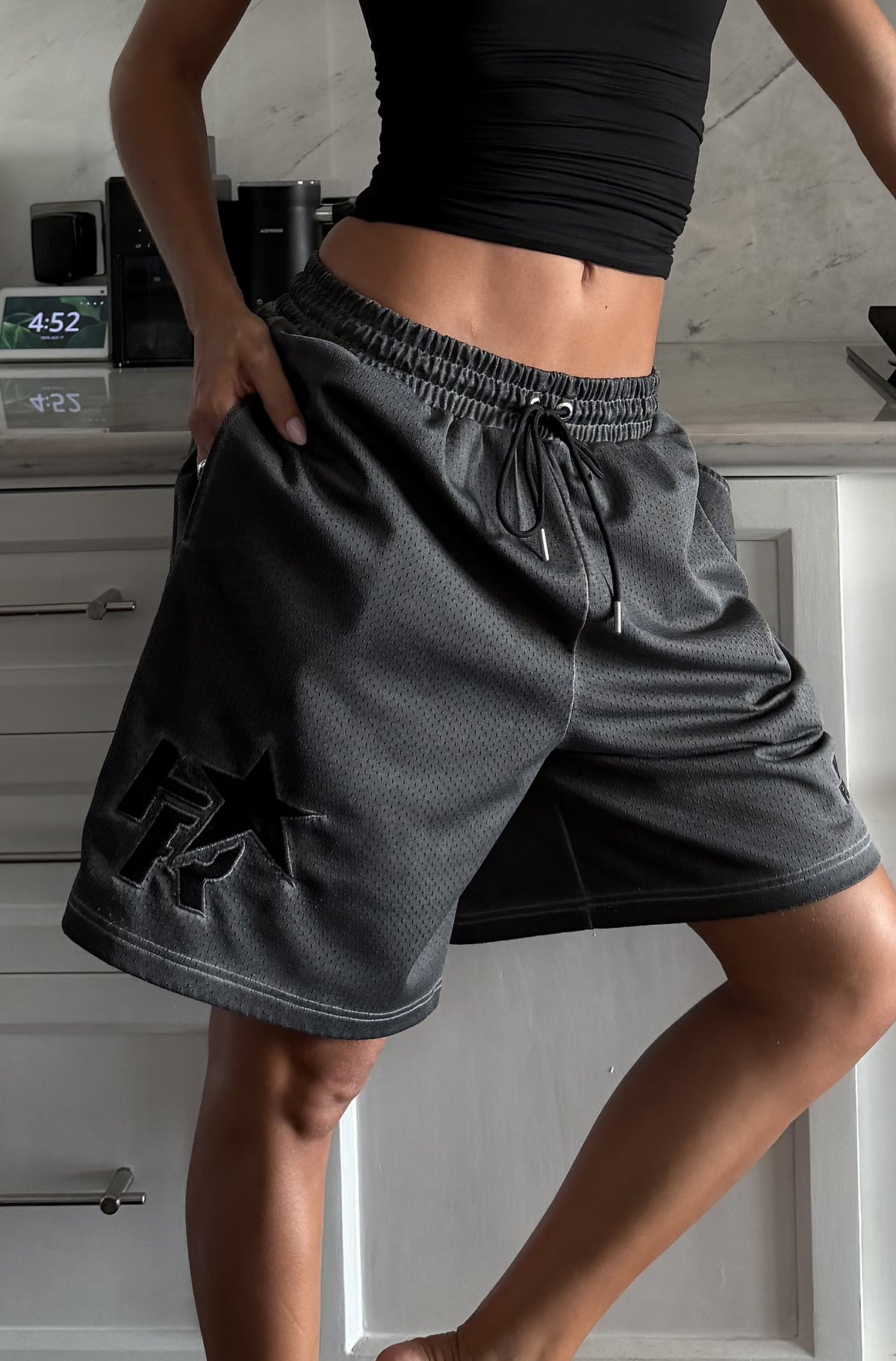 All Star Mesh Shorts Vintage Grey [women]