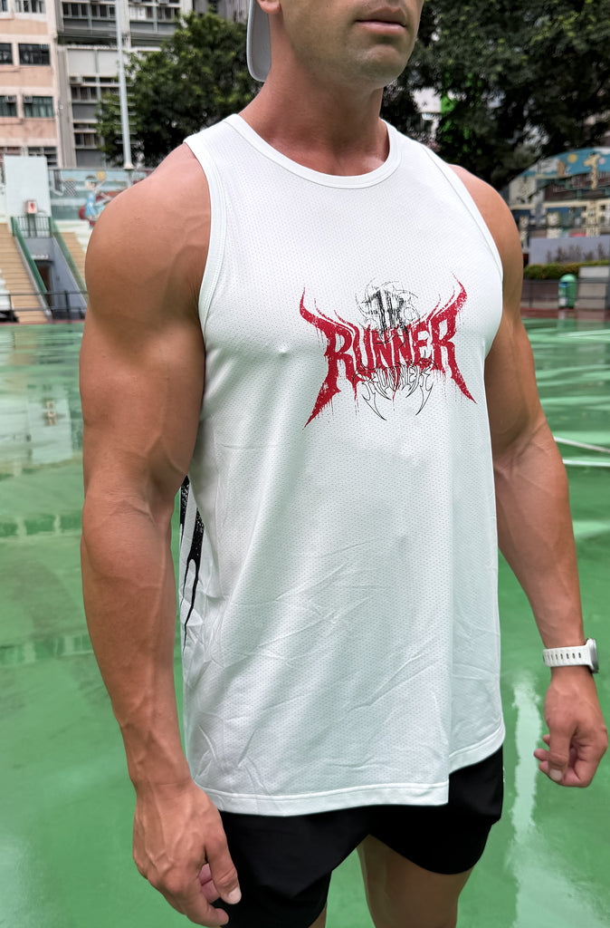 Overprint Singlet White