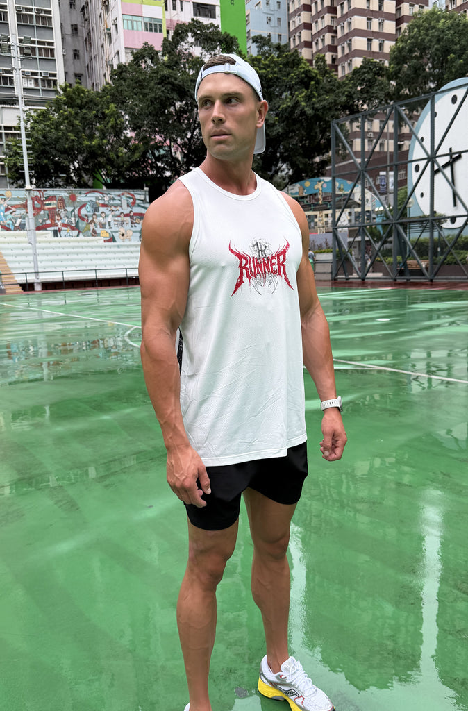 Overprint Singlet White