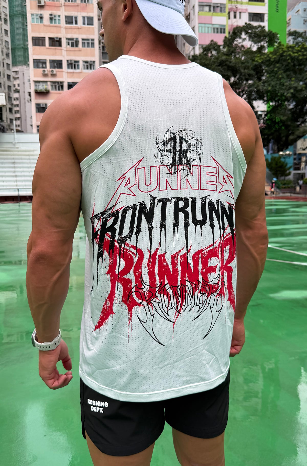 Overprint Singlet White [men]