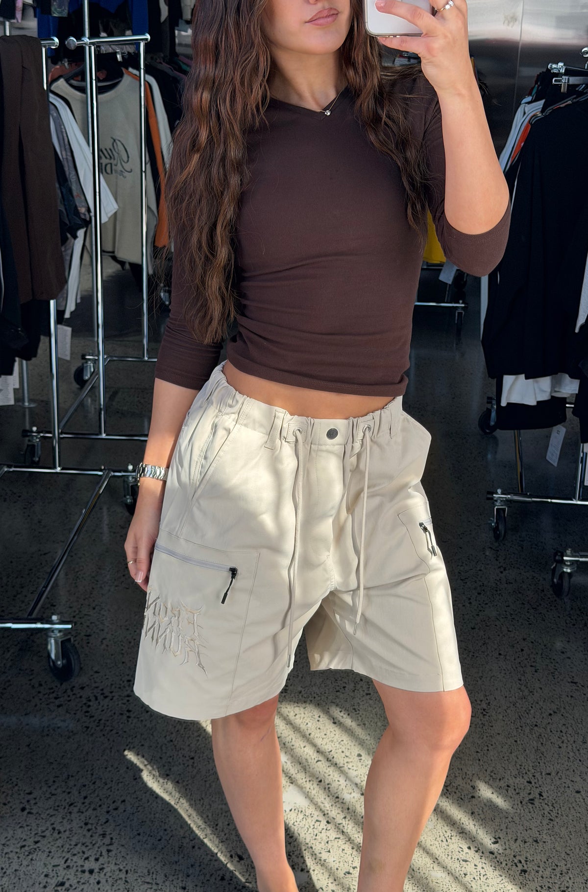 Onyx Cargo Short Stone [women]