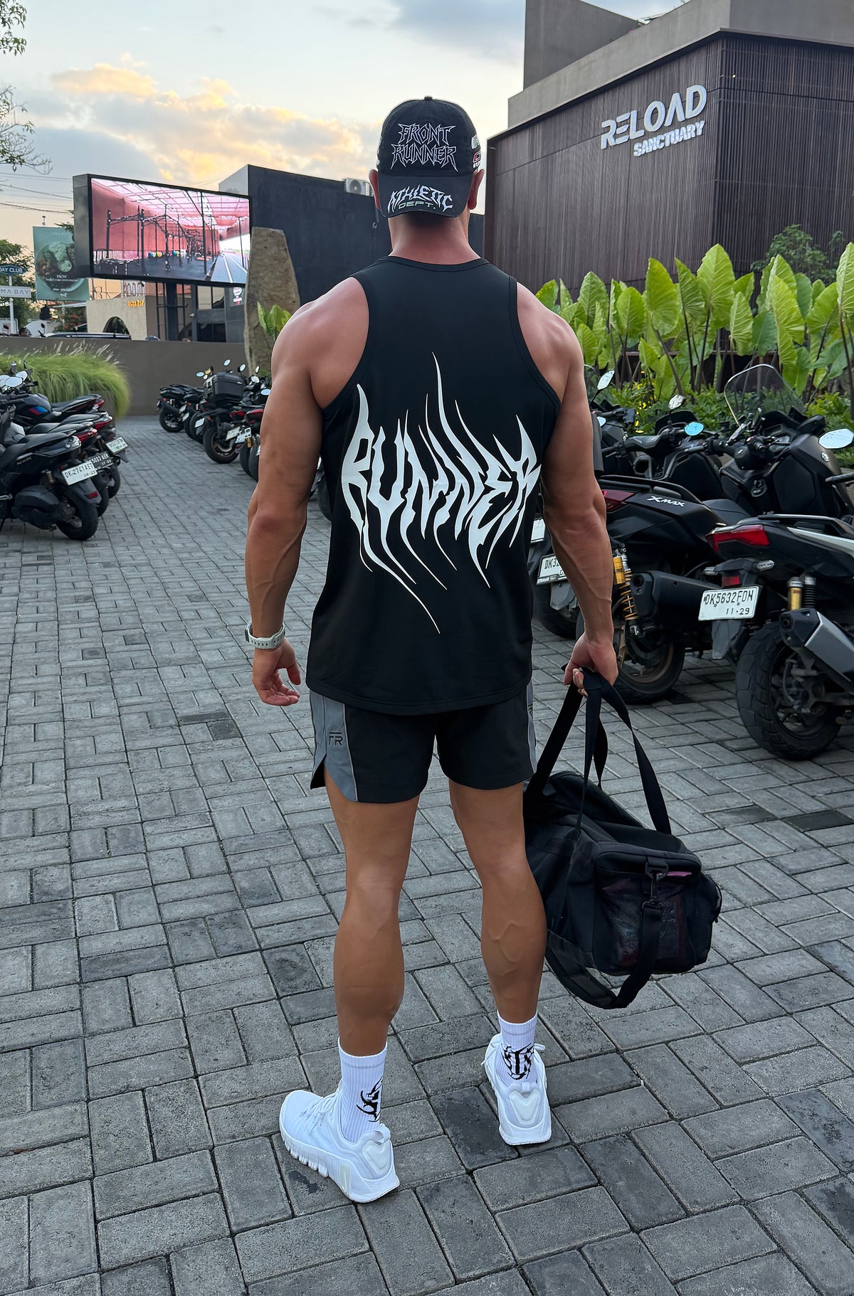 Vapour Dept Singlet Black [men]