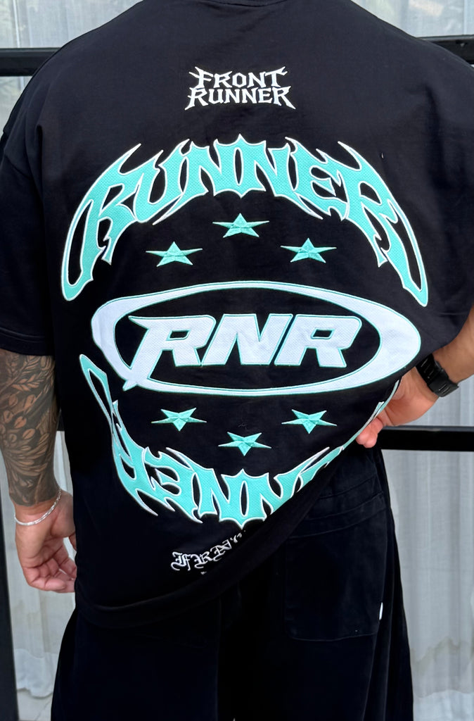 Downforce Tee Black Tiffany