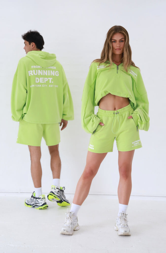 Running Dept Hoodie - Lime