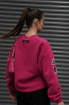 Ski Haus Crewneck - Fuchsia
