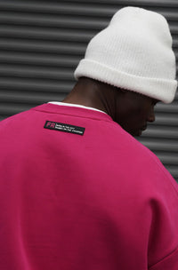 Ski Haus Crewneck - Fuchsia
