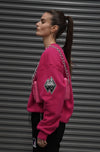 Ski Haus Crewneck - Fuchsia