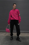 Ski Haus Crewneck - Fuchsia