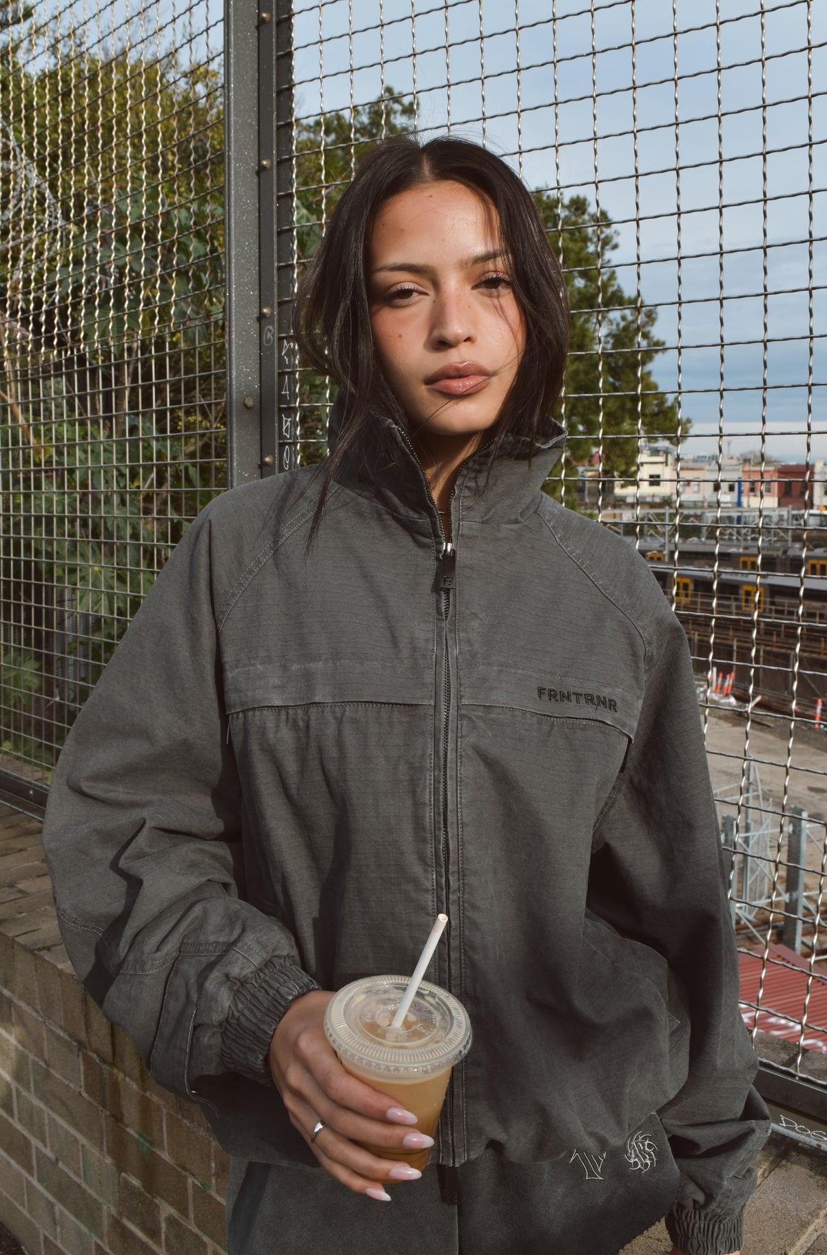 FRNTRNR Ripstop Jacket Charcoal [women]