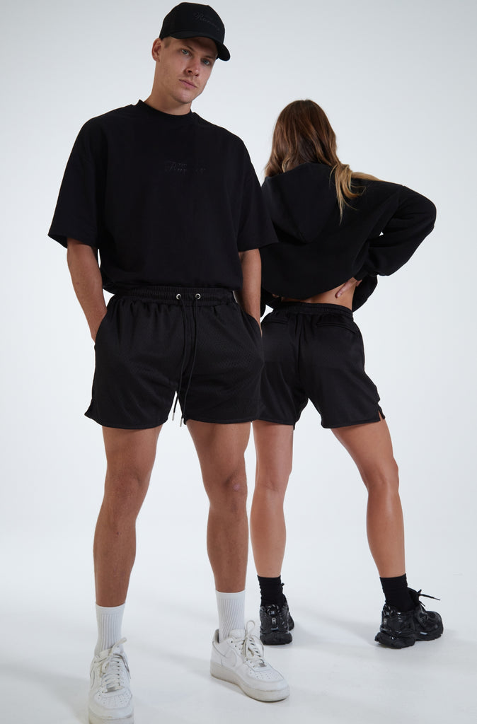Staple Mesh Shorts - Black