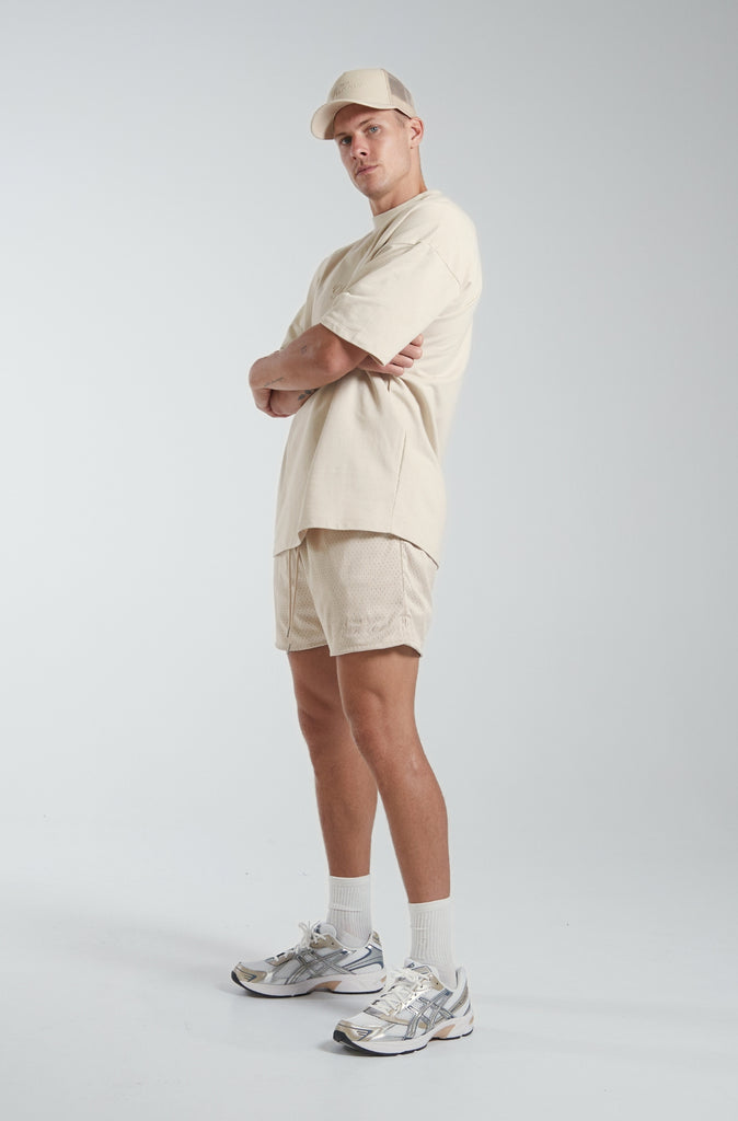 Staple Mesh Shorts - Malt