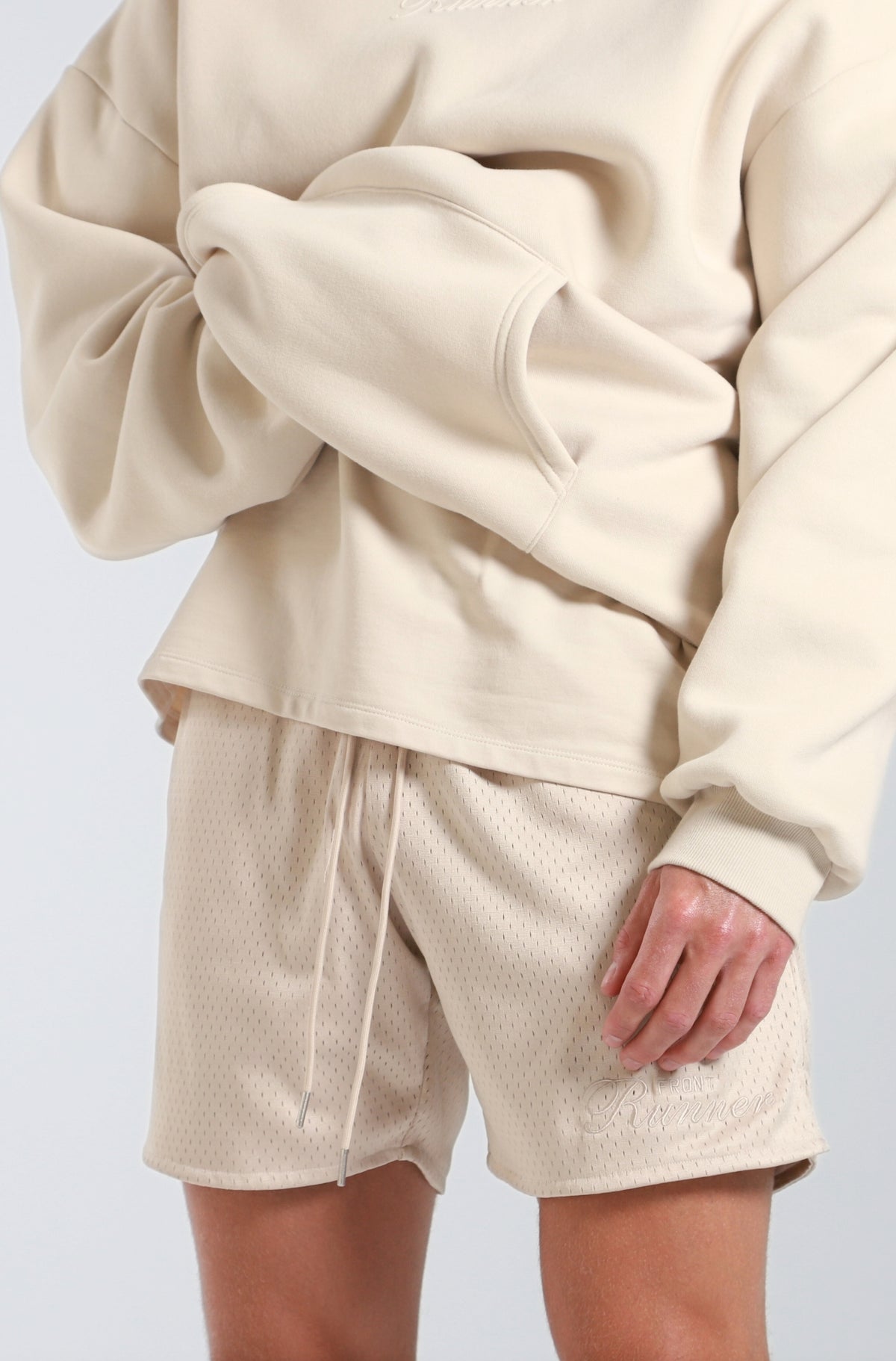 Staple Mesh Shorts - Malt - Men