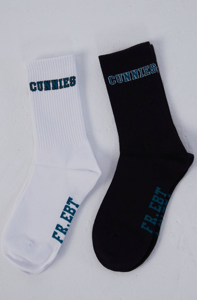 Cunnies Crew Socks - Teal
