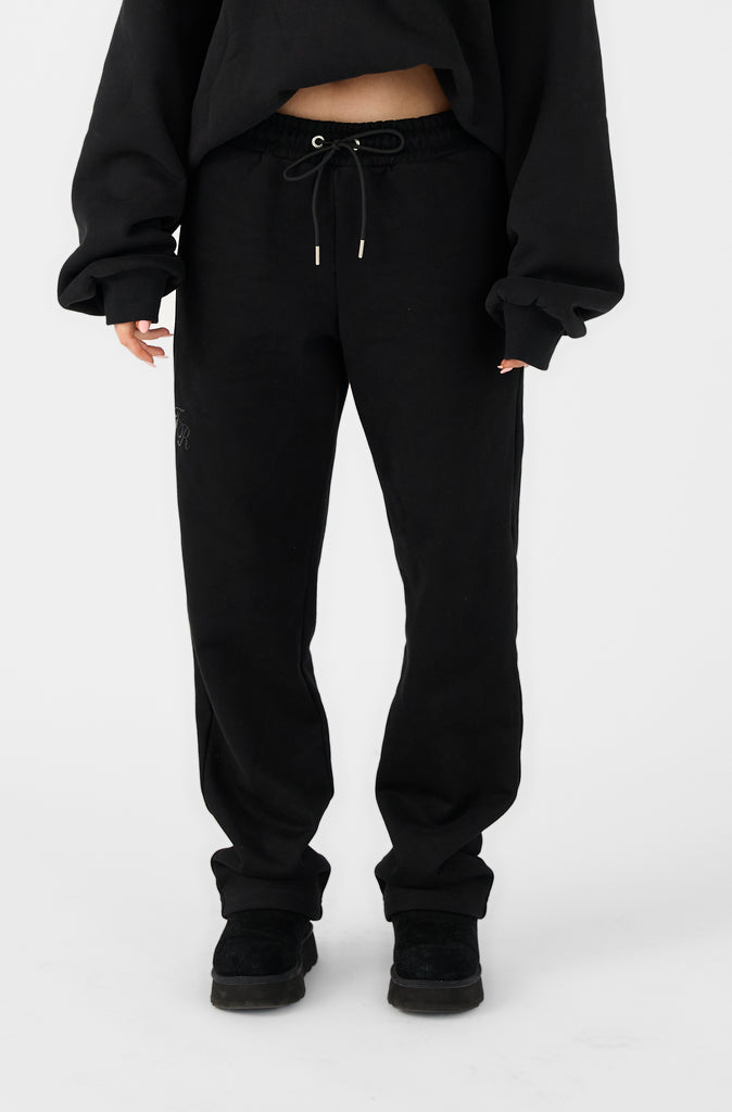 Straight Leg Sweatpant - Black