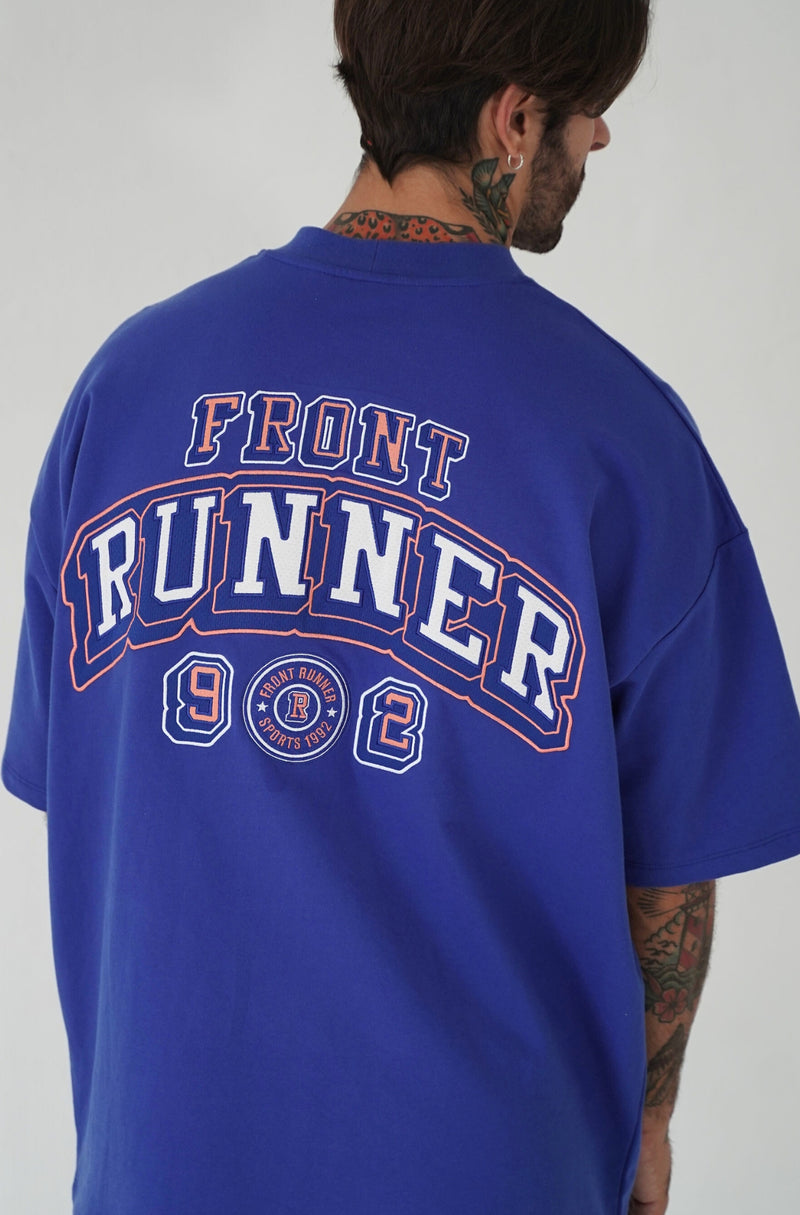 Track Star Tee - Electric Blue