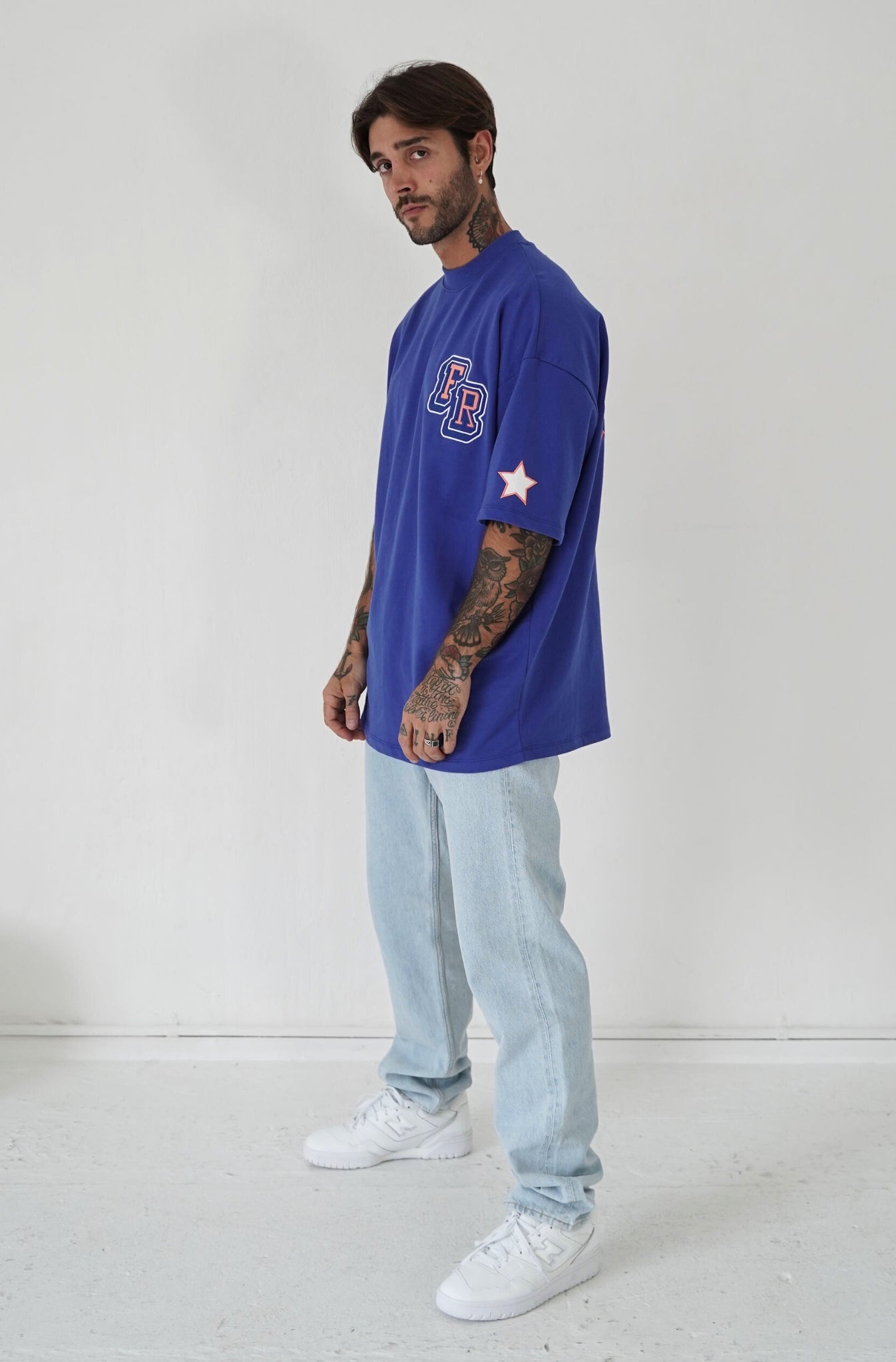 Track Star Tee - Electric Blue